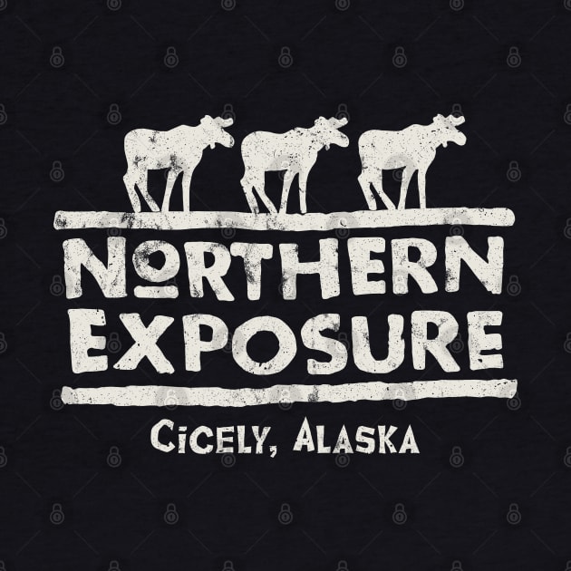 Northern Exposure Logo Worn out by Alema Art